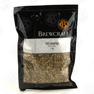 1LB LICORICE ROOT Glycyrrhiza glabra Brewcraft Dried Shredded Chips