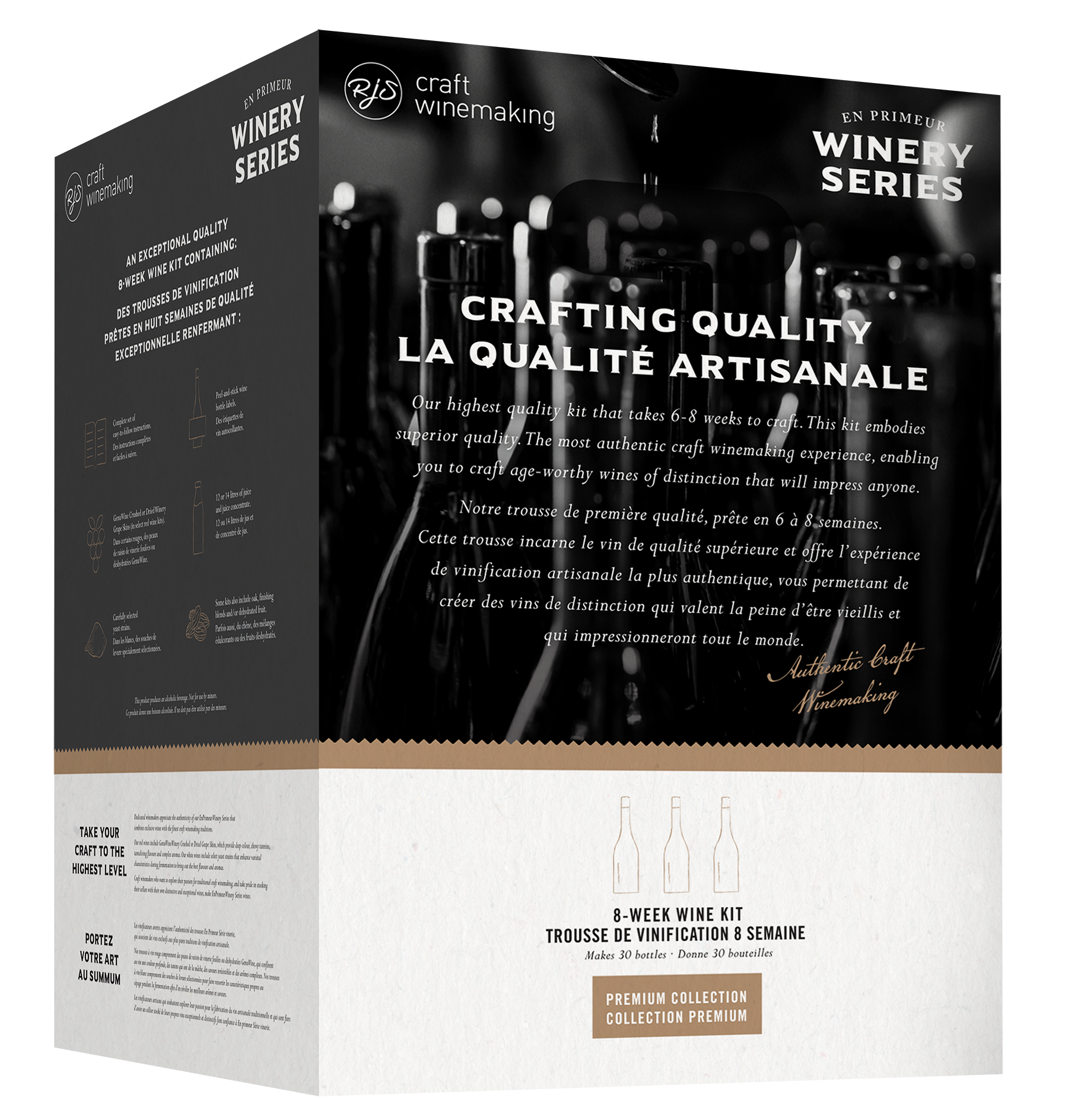 RJ Spagnols EPWS ITALIAN ZINFANDEL (Primitivo or Tribidrag) Robust Red Wine Kit 6 Gallon En Primeur Winery Series Ingredient Kit BSG NZZA4819 - Image 4