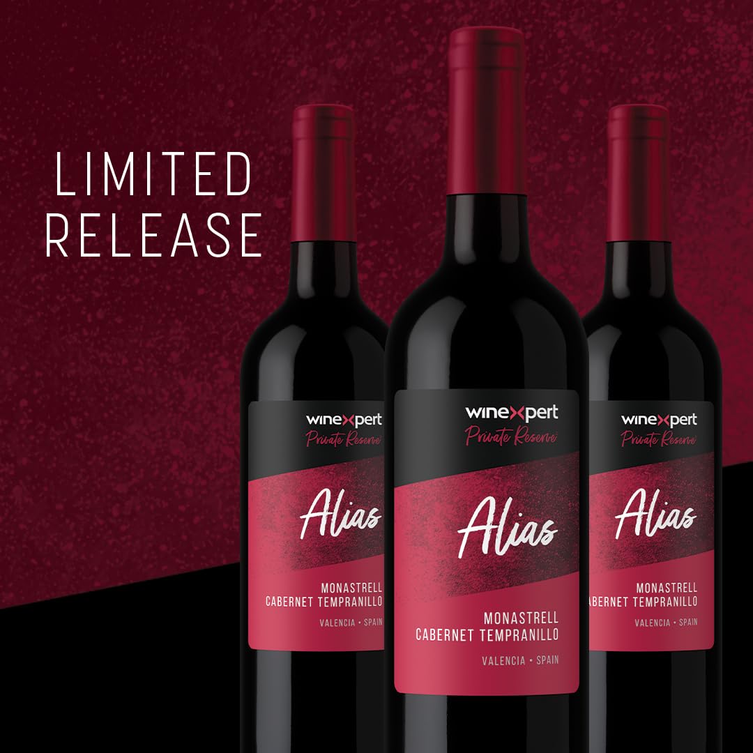 Private Reserve ALIAS BLEND Valencia Monastrell (Mourvedre) Cabernet and Tempranillo Ultra Premium 14L Wine Ingredient Kit from Winexpert - Makes 6 Gallons of Dry Red Wine LDC 3112 - Image 2