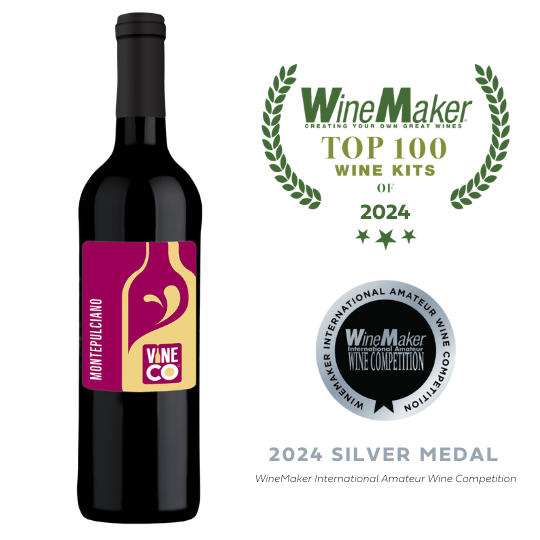 WINE KIT VINECO 10L Estate Series ITALIAN Montepulciano From Global Vintners (WinExpert) Makes 6 Gallons