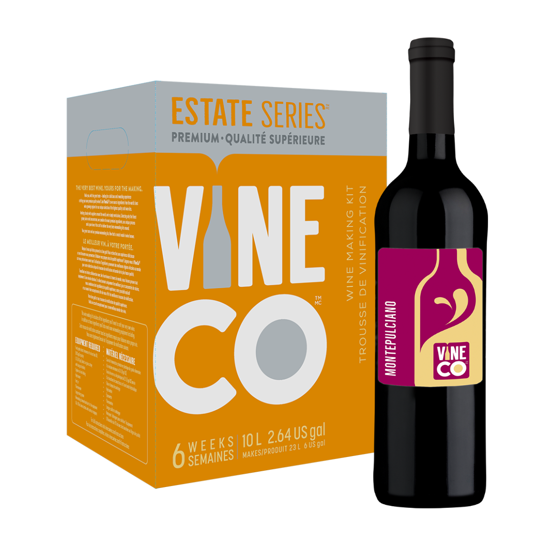 WINE KIT VINECO 10L Estate Series ITALIAN Montepulciano From Global Vintners (WinExpert) Makes 6 Gallons - Image 4