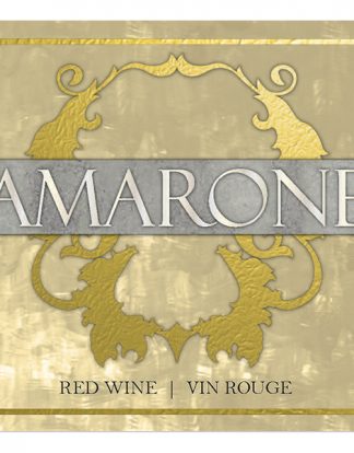 AMARONE RED WINE BOTTLE LABELS Pack of 30 AMARONE Gold Foil Design Self-Adhesive Easy Peel 4397