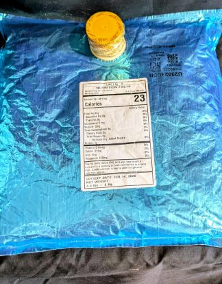 BLUE BAG 4.4LB ASEPTIC BLACKBERRY PUREE Dispenser Bag in Box Organic Aseptic Fruit Purees for Brewer Baker Ice Cream Maker