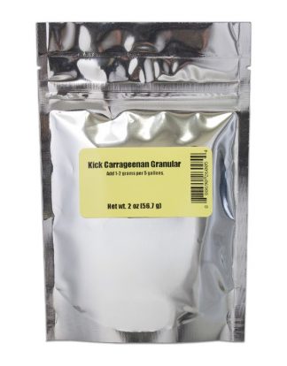2oz KICK CARRAGEENAN GRANULES LDC Economy Finings similar to Whirlfloc For Home Brewing Beer Making