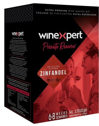 LODI OLD VINES Private Reserve California ZINFANDEL Ultra Premium 14L Wine Ingredient Kit from Winexpert - Makes 6 Gallons of Dry Red Wine LDC 3106