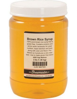 BROWN RICE SYRUP 3LB Glucose Maltose Sugar (Rice Maltodextrine)