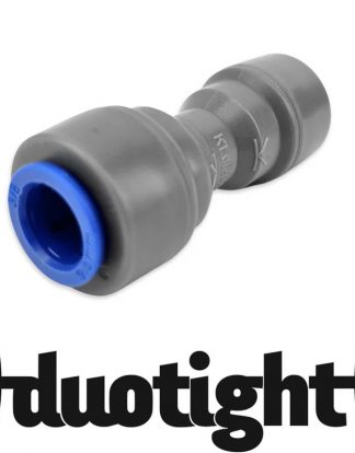 DUOTIGHT REDUCER 9.5mm TO 8mm x 1/4" Male Thread Push To Connect Acetal Plastic John Guest type Push-In Draft Fitting DUO105