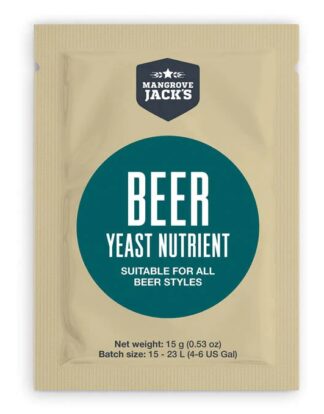 BEER YEAST NUTRIENT Mangrove Jack's Proprietary Complex for Happy Fermentations 15g Packet