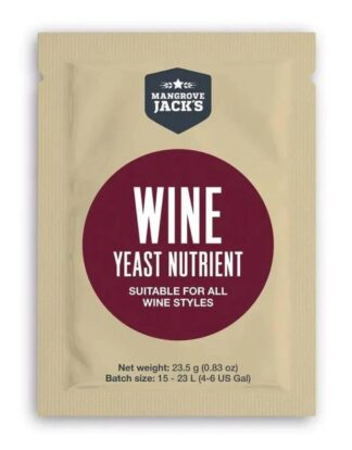 WINE YEAST NUTRIENT Mangrove Jack's Proprietary Complex for Happy Fermentations 14g Packet