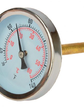 Replacement FastFerment DIAL THERMOMETER 2" Dial 1.5" Snapwell Stem