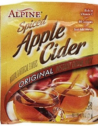 ALPINE SPICED HOT APPLE CIDER Instant Drink Mix Packet - 3 Year Shelf Life