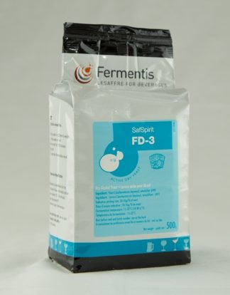 CRAFT DISTILLERS YEAST FD-3 FRUIT BRANDY-CALVADOS-WHISKEY YEAST 500g SAFSPIRIT DADY