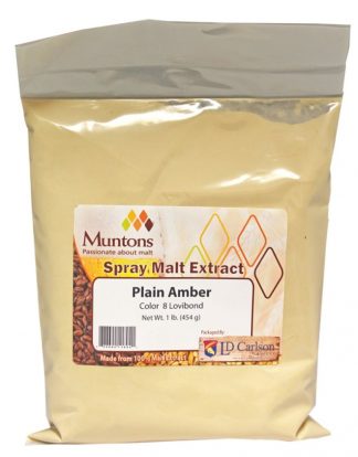 1LB British DME MUNTONS AMBER Spraymalt Dry Malt Extract Unhopped (Beer Improver)