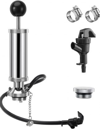 THREADED PICNIC KEG TAP For Mini Keg with Threaded Lid - Pump Pressurize and Dispense Soda Homebrew Coffee or Cider
