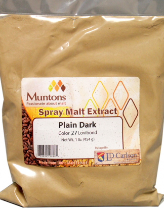 1LB British DME MUNTONS DARK Spraymalt Dry Malt Extract Unhopped (Beer Improver)