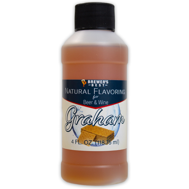 GRAHAM CRACKER Natural Flavoring 4oz Extract from Brewers Best
